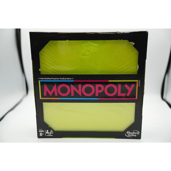 Monopoly Neon Pop Retro Edition Board Game New Sealed Classic Family Fun Night - Picture 1 of 2